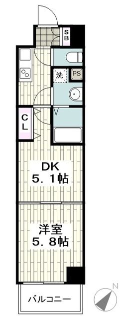 ソナーレ横浜の間取り