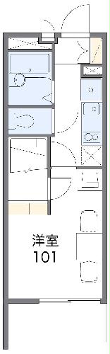 レオパレス大地の間取り