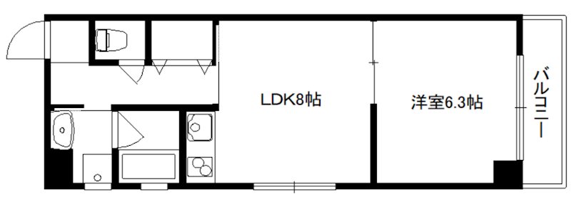 上御所エクセル三宅の間取り