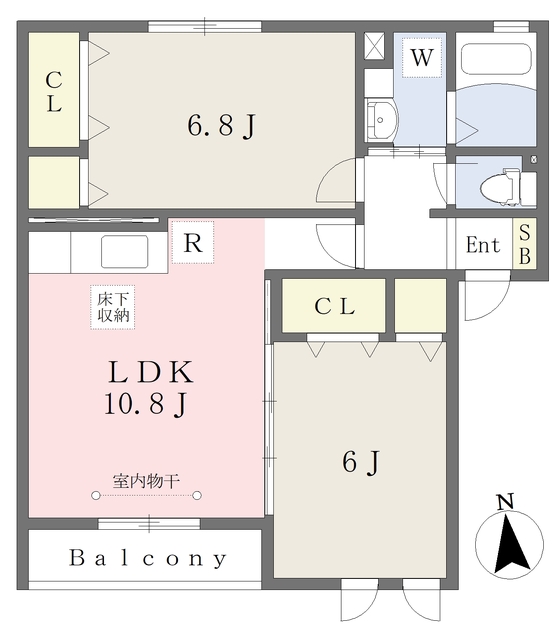 グランパルクＡの間取り