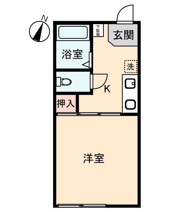 シティハイム ヒトミの間取り