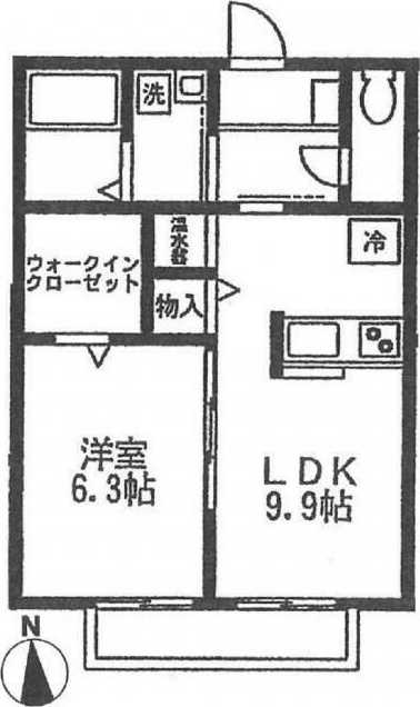 ジャスティス　IIの間取り