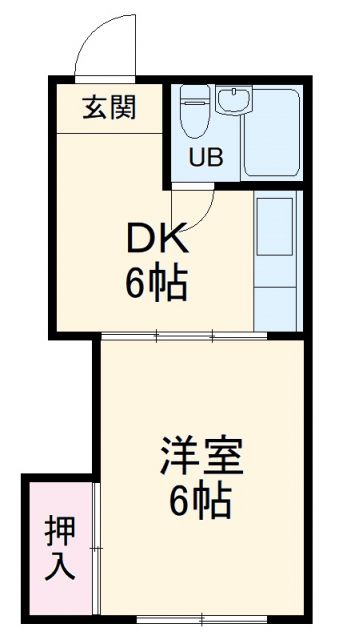 東屋ハイツの間取り