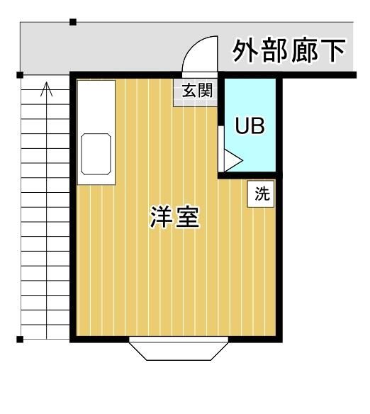 アルーム清水の間取り