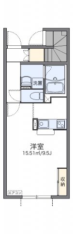 【北九州市小倉南区徳力新町のアパートの間取り】