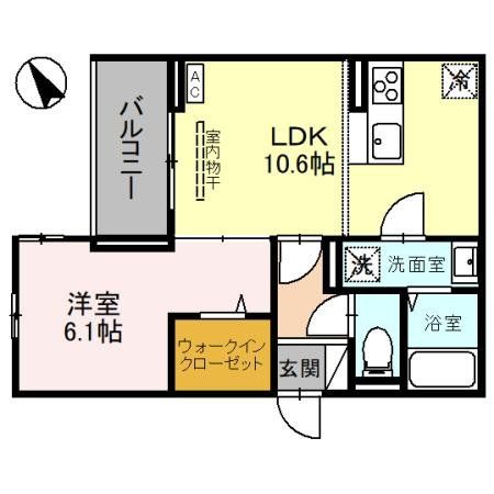 さいたま市北区土呂町のアパートの間取り