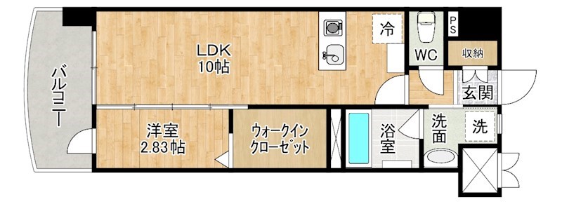 ざ・紫川さくら通りの間取り