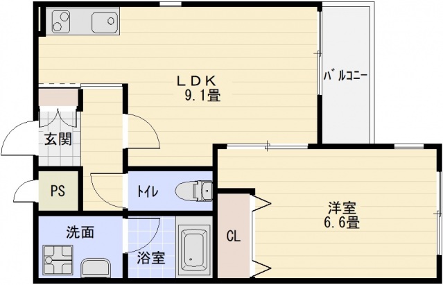 ステラウッド旭ケ丘の間取り