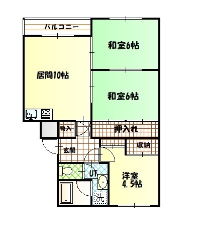 旭川市東二条のマンションの間取り