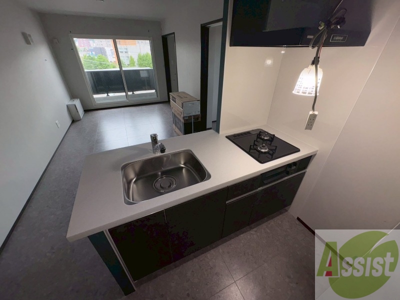 キッチン　システムキッチンなので、すぐお料理に使えます！