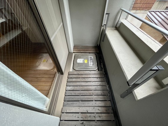 バルコニー　※別部屋の写真です