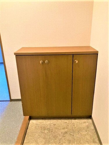 玄関　玄関シューズボックス（前回募集時／２０２１年１１月撮影）