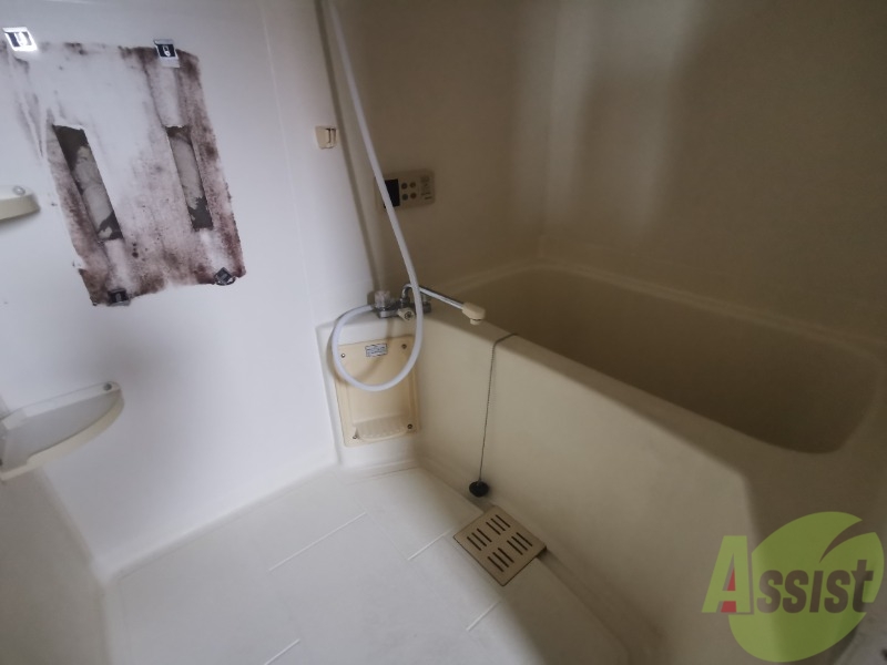 バス・シャワールーム　バスルームは日々の疲れを癒すのに十分な広さですね！