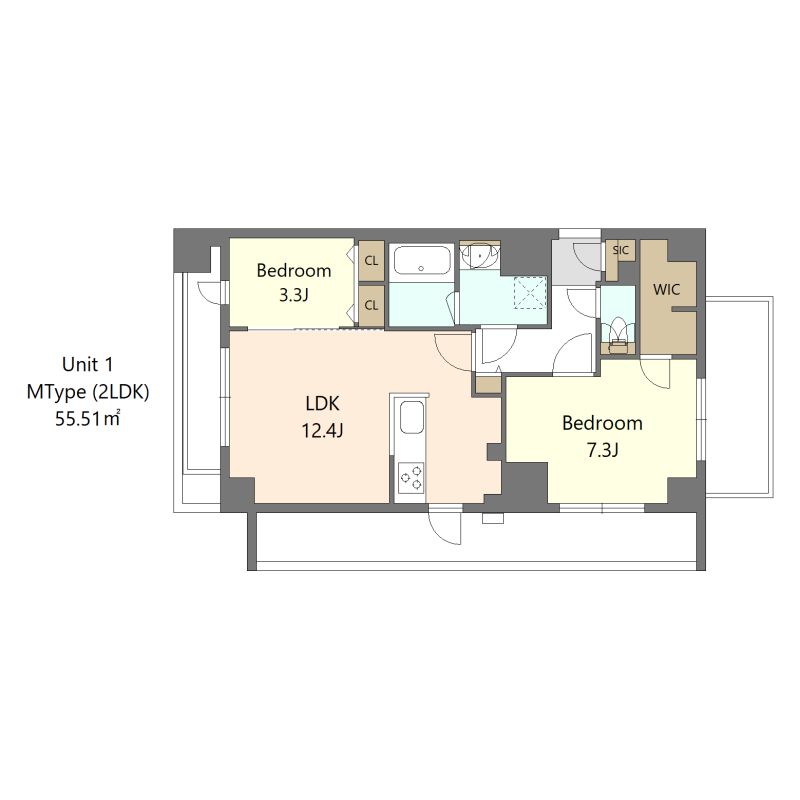 S-RESIDENCE高島平asolea_間取り_0