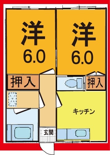 ニューコーポタカハシの間取り