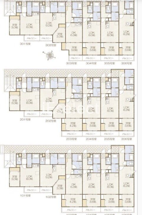その他共有部分　全体の間取図