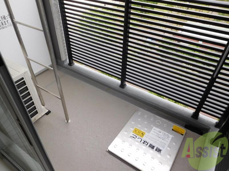 バルコニー　風通しの良いバルコニーです。