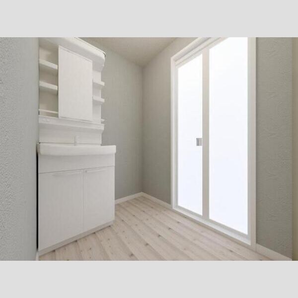 洗面設備　パース(完成予想図）