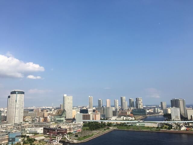 眺望　お洗濯にも便利なバルコニー付き