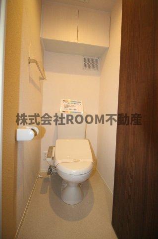 トイレ　ゆったりとした空間のトイレです