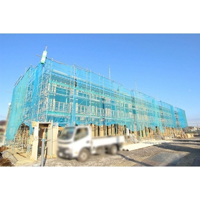 建物外観　建築中外観