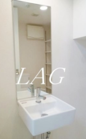 洗面設備　洗面台です。