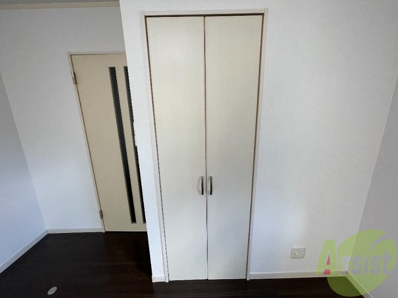 収納　クローゼット。荷物がたくさんあっても問題ないですね。