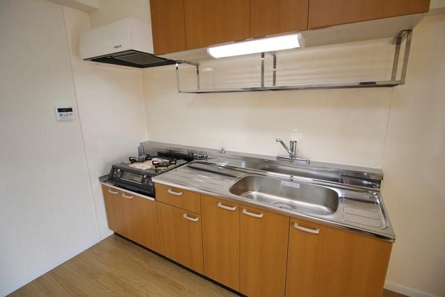 キッチン　★新品のキッチンには2口コンロ設置済みです★