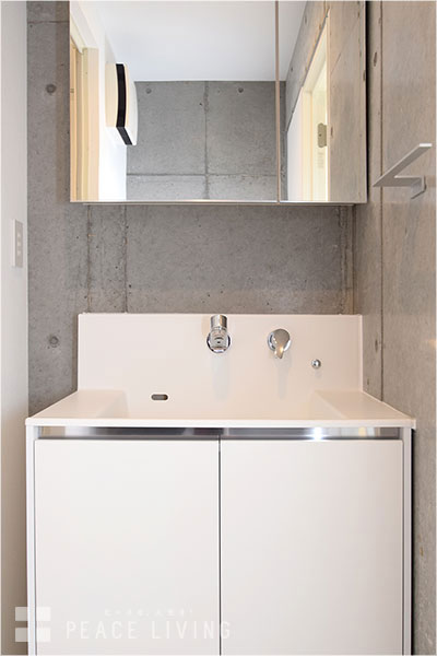 洗面設備　※同間取り別室の写真です。