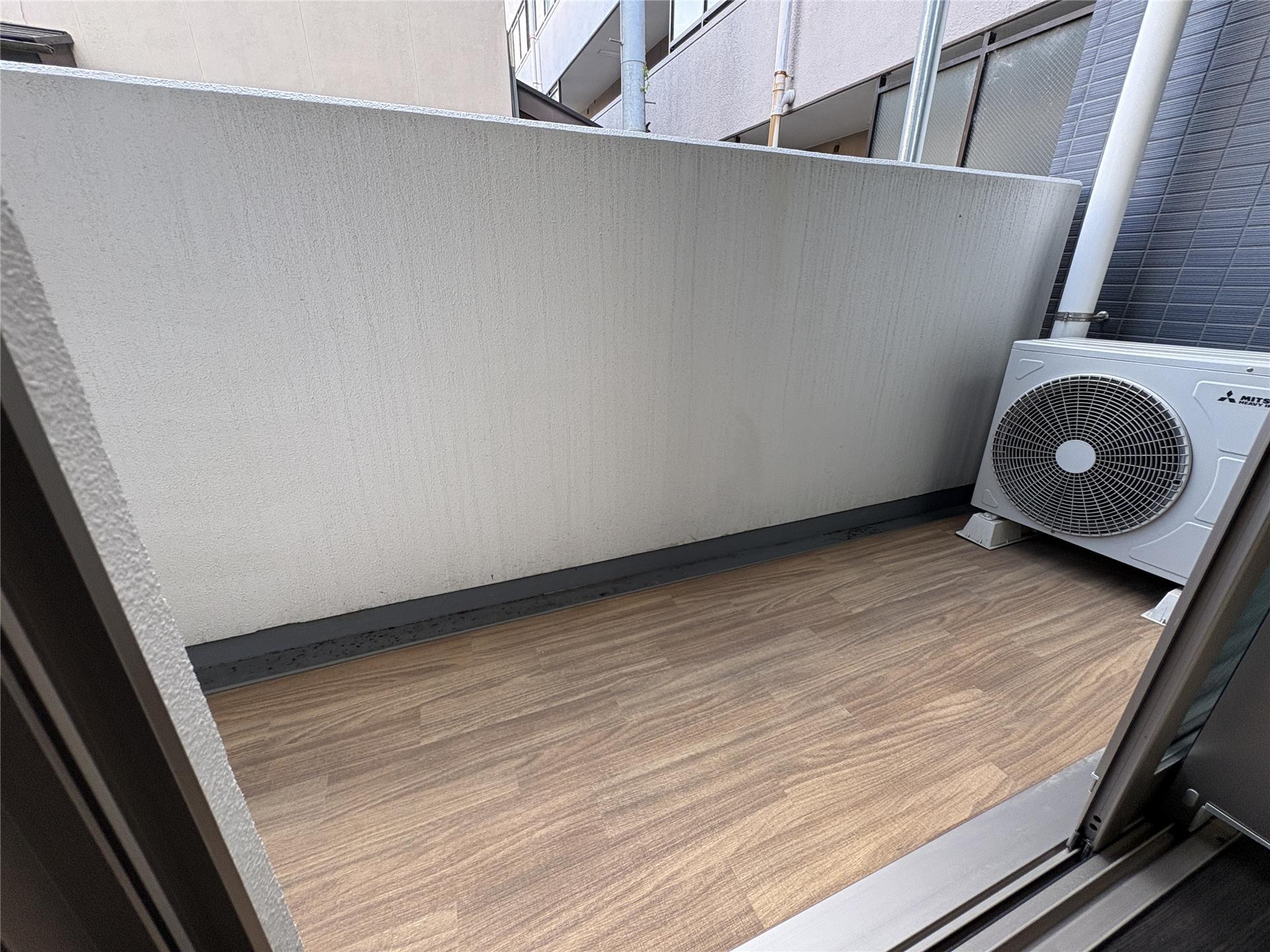 バルコニー　南向きのバルコニーです