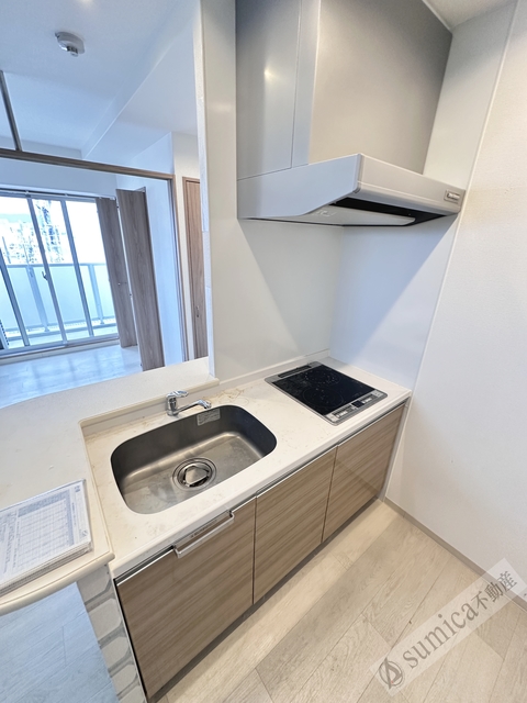 キッチン　ＩＨ２口コンロ完備♪