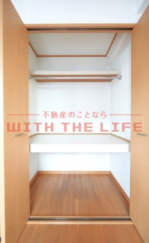 収納　たっぷりとした収納スペースです