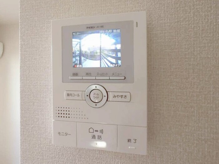 セキュリティ　録画機能付カラーモニターインターホン