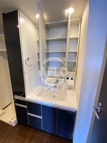 洗面設備　アステリオ北堀江　ザ・メトロタワー　洗面所