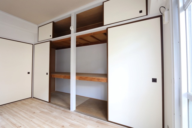 収納　写真は別部屋のものです。