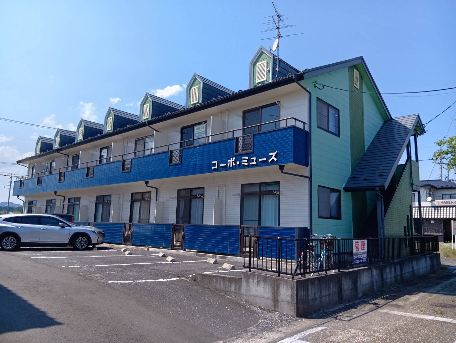 建物外観　外壁の写真になります。