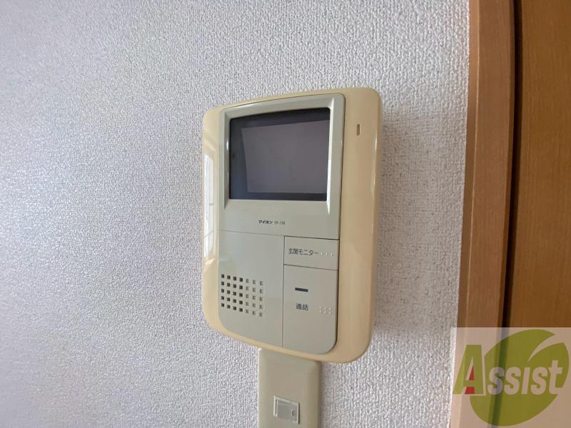 セキュリティ　インターホンは通話ができるので急な訪問があっても安心です。