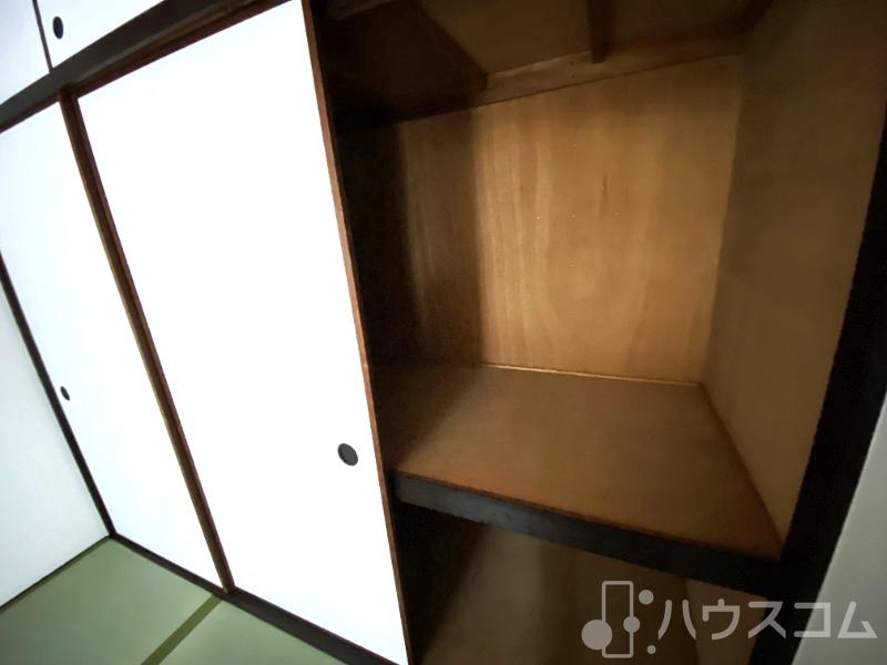 収納　押入収納はたっぷり容量です。