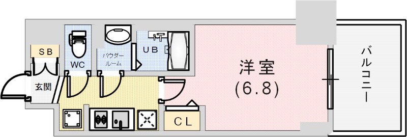 プレサンス神戸セレスティアの間取り写真
