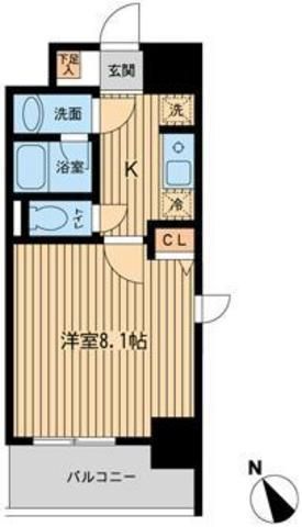 プライムアーバン門前仲町の間取り写真