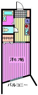 コンフォート東浦和の間取り写真