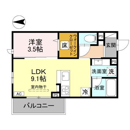 DR相木HATIの間取り写真