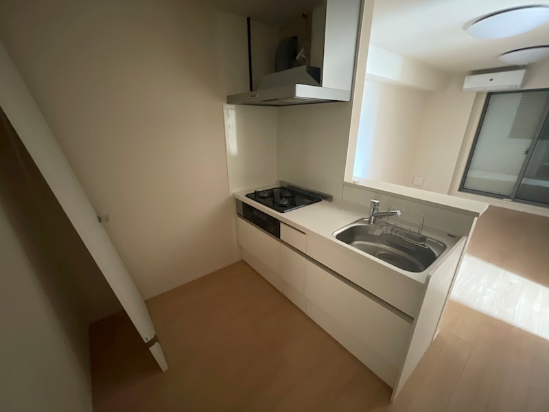 キッチン　建築時の画像です。