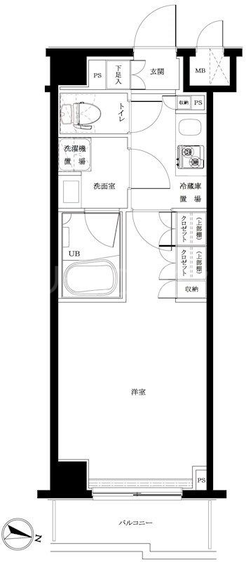 ルーブル下丸子伍番館の間取り写真
