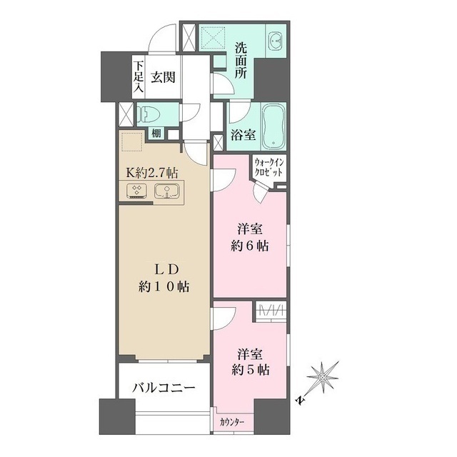 ALTERNA日本橋の間取り写真