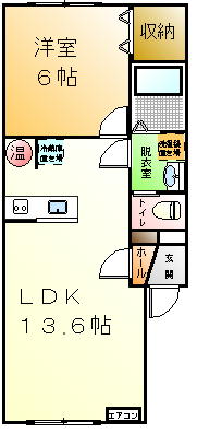 Mハイツ高砂15の間取り写真