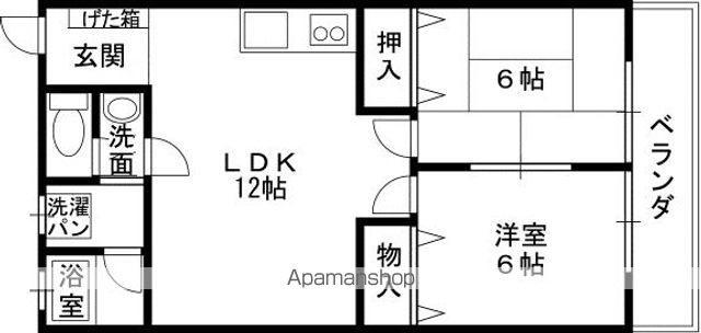 グレーハイツの間取り写真