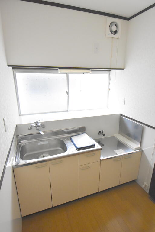 広島高速交通アストラムライン 祇園新橋北駅 徒歩7分 2階建 築53年のキッチン写真
