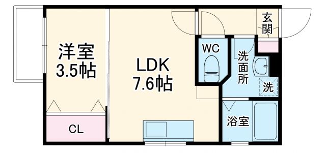 Freedom Residence Kurokawaの間取り写真