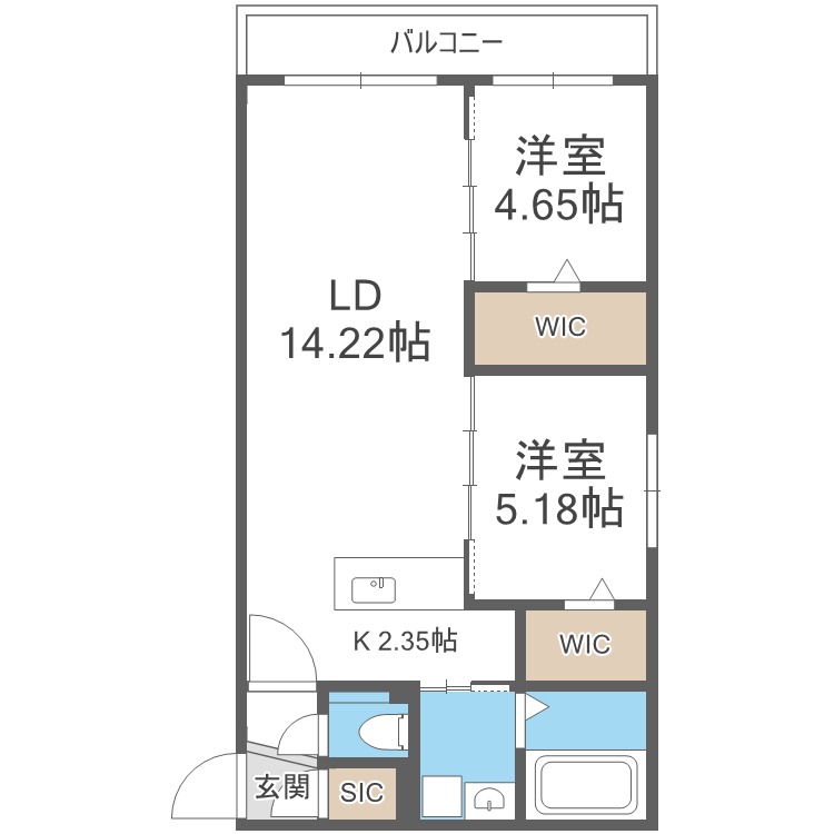 ZERO Maison S10の間取り写真